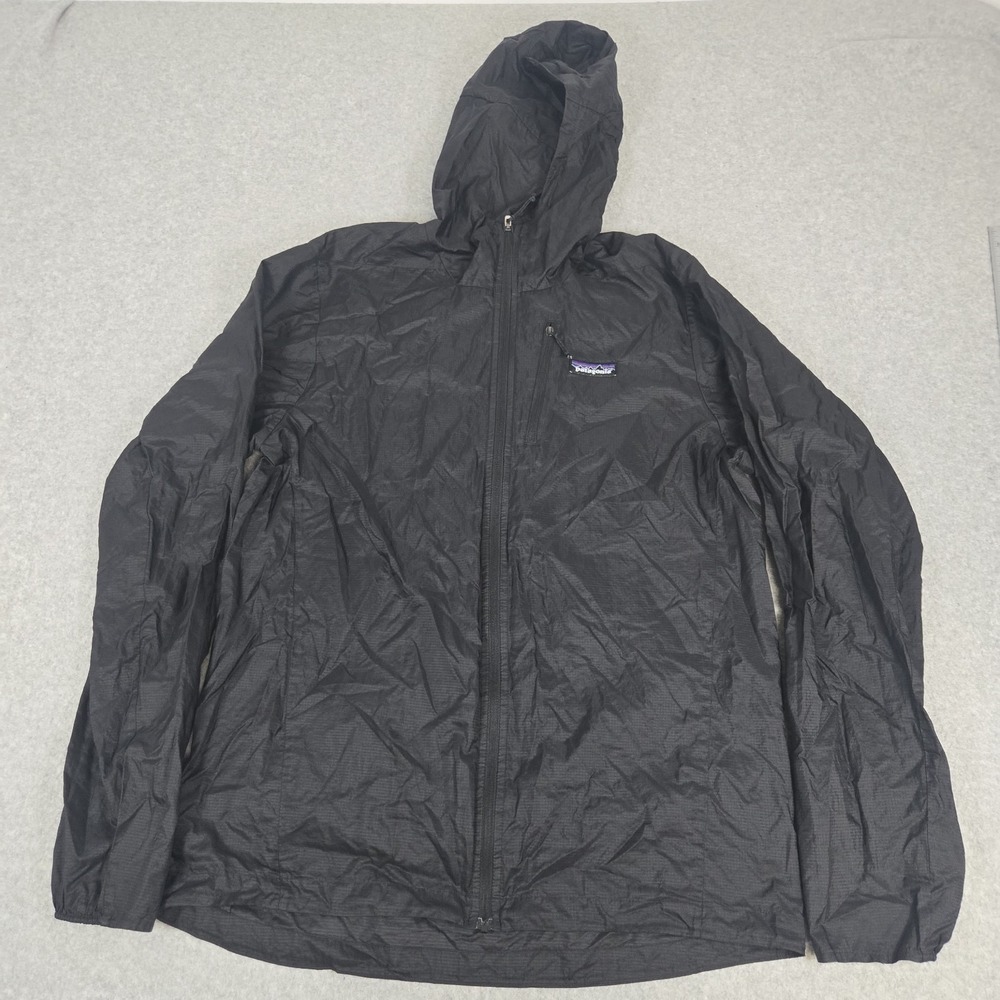 Patagonia Houdini Jacket Mens Medium Black Gorpcore Outdoors Hiking